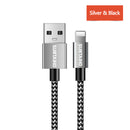 suntaiho 2.4a usb cable for iphone charger cable xs max xr x usb fast
