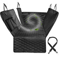 dog car seat cover view mesh waterproof pet carrier car rear black / 152x143cm