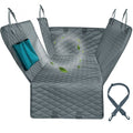 dog car seat cover view mesh waterproof pet carrier car rear grey / 152x143cm