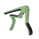 universal capo guitar accessories quick change clamp key aluminium green