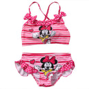 hot summer baby girls kids cartoon 2pcs bikini set