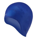 adults swimming caps men women long hair waterproof swim pool cap blue