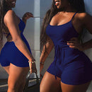 women short sling high waist jumpsuit beach playsuit  party club