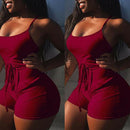 women short sling high waist jumpsuit beach playsuit  party club