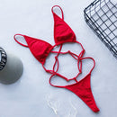 extreme bodysuits one-piece swimsuit female string bikinis