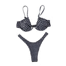 sexy push up unpadded brazilian bikini 4colors set