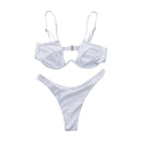 sexy push up unpadded brazilian bikini 4colors set