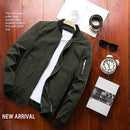 men's bomber zipper jacket male casual streetwear