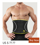 lanfei men hot neoprene body shaper waist trainer tummy control belt