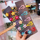 10/15 pcs/set girls cute cartoon animals fruit 5 cm hairpins flower-1-15 pcs