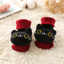 baby girl/boy socks floor non-slip cotton cartoon doll socks with bells
