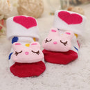 baby girl/boy socks floor non-slip cotton cartoon doll socks with bells