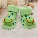 baby girl/boy socks floor non-slip cotton cartoon doll socks with bells