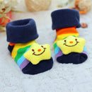 baby girl/boy socks floor non-slip cotton cartoon doll socks with bells