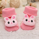 baby girl/boy socks floor non-slip cotton cartoon doll socks with bells