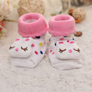 baby girl/boy socks floor non-slip cotton cartoon doll socks with bells