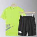 casual male tracksuit clothing summer men set fitness suit 2 piece set