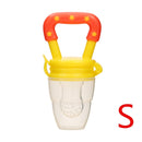 baby nipple fresh food nibbler baby pacifiers feeder kids fruit feeding nipple yellows