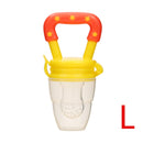 baby nipple fresh food nibbler baby pacifiers feeder kids fruit feeding nipple yellowl