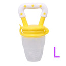 baby nipple fresh food nibbler baby pacifiers feeder kids fruit feeding nipple lyellowish