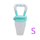 baby nipple fresh food nibbler baby pacifiers feeder kids fruit feeding nipple lightgreens