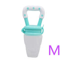 baby nipple fresh food nibbler baby pacifiers feeder kids fruit feeding nipple lightgreenm