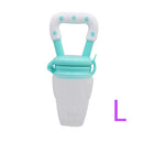 baby nipple fresh food nibbler baby pacifiers feeder kids fruit feeding nipple lightgreenl