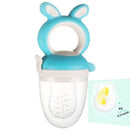 baby nipple fresh food nibbler baby pacifiers feeder kids fruit feeding nipple big blue