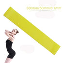 yoga resistance rubber bands indoor outdoor fitness equipment yellow