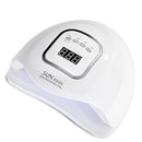 nails dryer 54w/48w/36w ice lamp for manicure gel nail lamp for gel varnish 80w x5 plus(us plug)