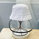 children anti-fog bucket hats unisex outdoor travel dustproof white / kids