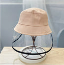 children anti-fog bucket hats unisex outdoor travel dustproof pink / kids