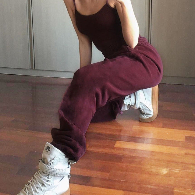 rockmore harajuku joggers wide leg sweatpants women trousers