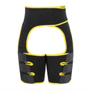 women sweat thigh trimmer high waist shaping thigh shaper