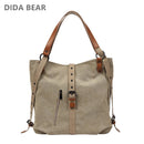 canvas tote bag women handbags female designer large capacity