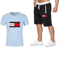 tommy hilfiger men's sport t-shirt, trousers and jogging suit.