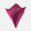 luxury 36 colors hanky men's handkerchief solid color white black red pocket square 22cm wedding business party chest towel 17