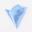 luxury 36 colors hanky men's handkerchief solid color white black red pocket square 22cm wedding business party chest towel 18