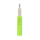 ibesi bluetooth receiver 3.5mm jack bluetooth audio transmitter handsfree xt2-green / bluetooth v4.1