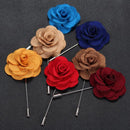 men's brooch pins vintage brooches for men camellia flower lapel pin