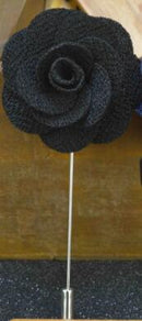 men's brooch pins vintage brooches for men camellia flower lapel pin m12