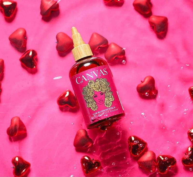canvas hair blossom serum