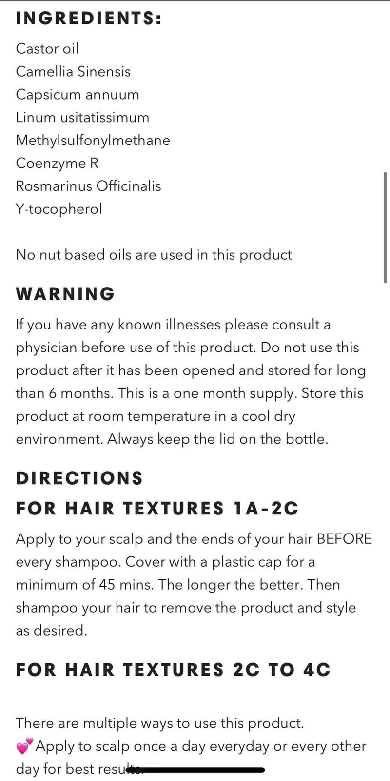 canvas hair blossom serum