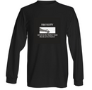 equality unisex long sleeve shirt black